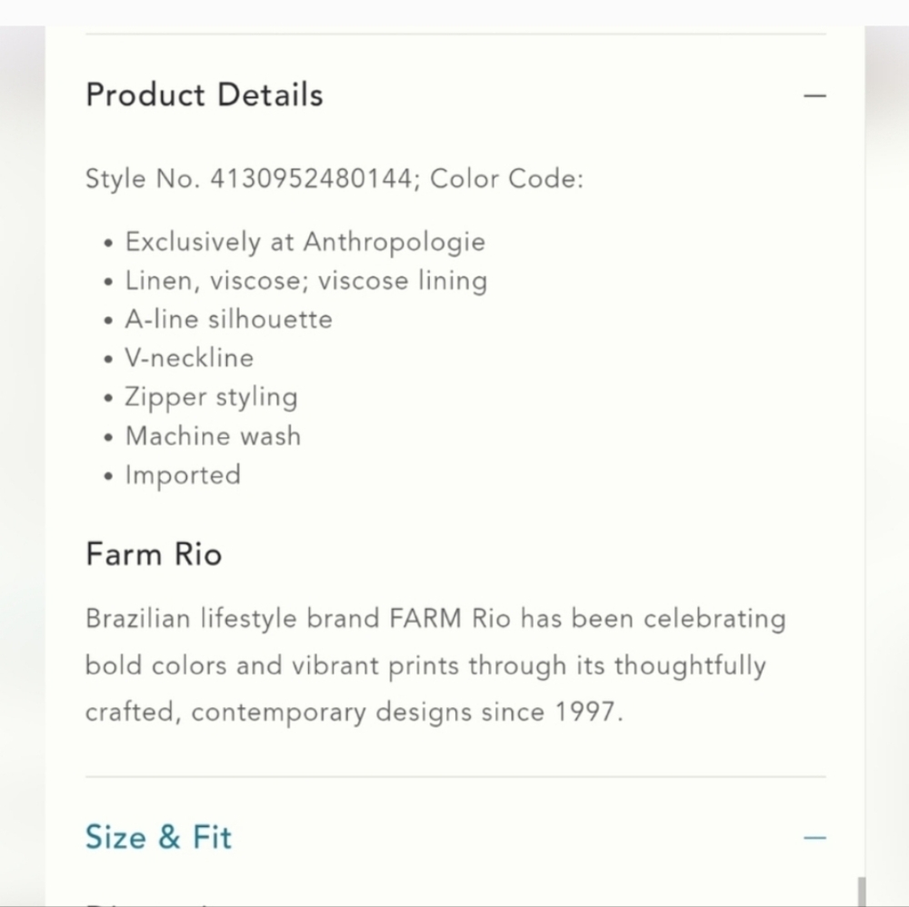 Farm Rio Dress - Picture 8 of 9